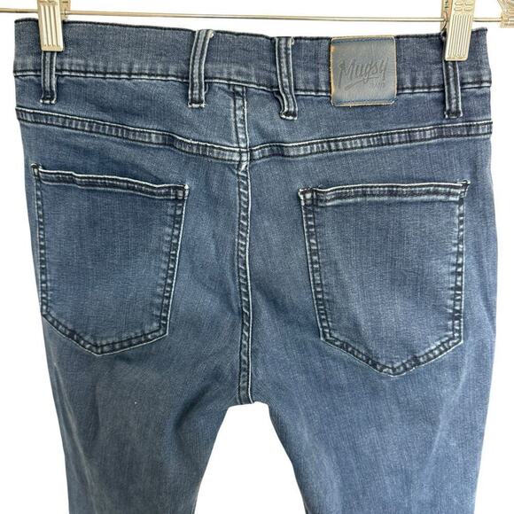 Mugsy Jeans Men's Studio Blues 30x32 Blue Tapered Legs Stretch Western Casual - Picture 4 of 12